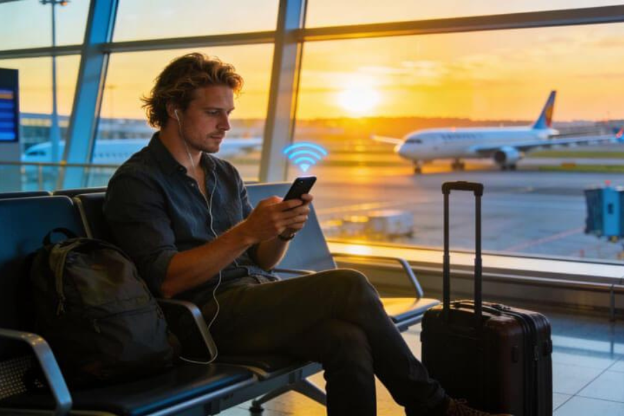 esim untuk koneksi internet selama perjalanan ke luar negeri